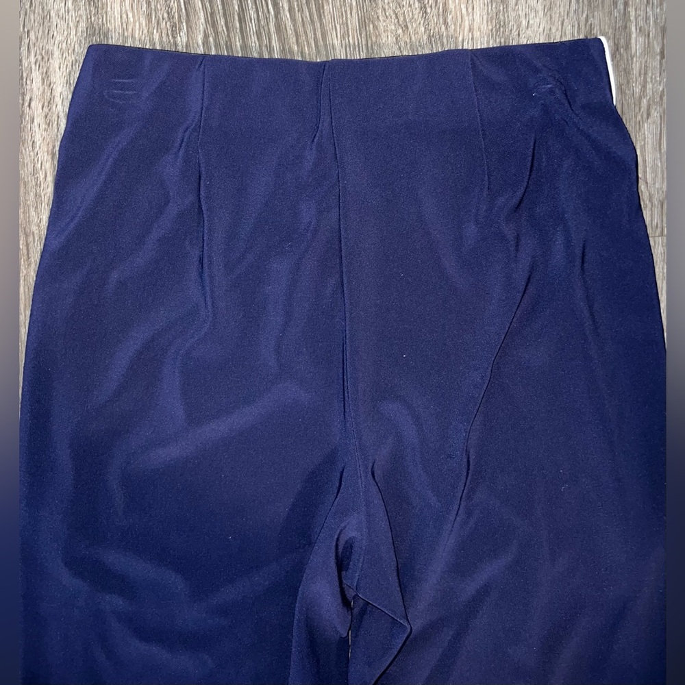 NWOT Boston Proper Navy Blue Travel Pants with White Stripes Small - Picture 6 of 6